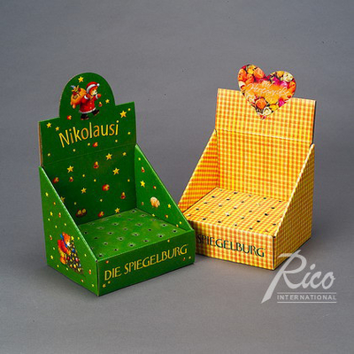 ποιότητας  Customizable Highly Visible Brown 1/4 Pallet Market Boxes For Branding εργοστάσιο